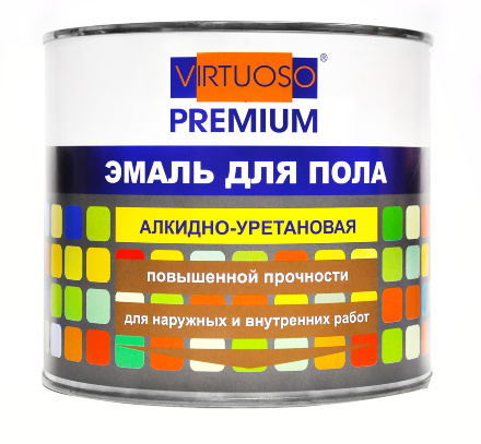 Эмаль PREMUOSO VIRTIUM алкидно-уретановая для пола