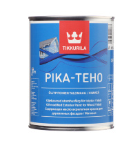 Краска фасадная TIKKURILA PIKA TEHO для дерева матовая база A (0,9л) 1827, Белый