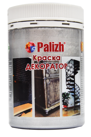 Краска декоратор акриловая PALIZH №172 серебро металлик, 0,25 кг 11597110 Краска декоратор акриловая PALIZH №172 серебро металлик, 0,25 кг 11597110