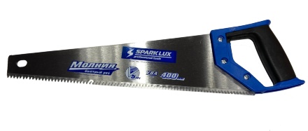 Ножовка по дереву с пластиковой ручкой SparkLux 400мм 6/48