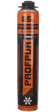 Пена монтажная профессиональная PROFPUR EXTRA Зима , 870мл