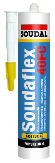 Полиуретановый клей-герметик SOUDAL Soudaflex 40 FC белый