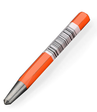 Бородок (пробойник) HARDEN CRV конический 6х100мм (610806), 11601578