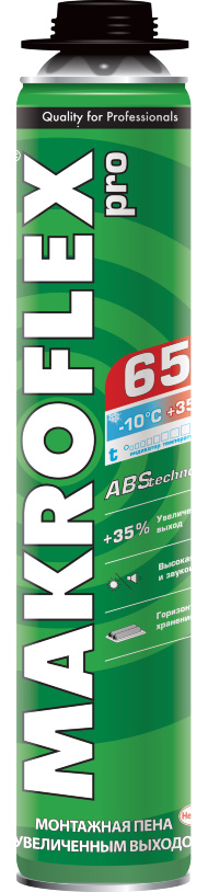 Пена монтажная профессиональная всесезонная MAKROFLEX 65 PRO