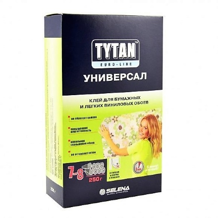 Клей для бумажных и легких виниловых обоев TYTAN Euro-line УНИВЕРСАЛ Клей для бумажных и легких виниловых обоев TYTAN Euro-line УНИВЕРСАЛ