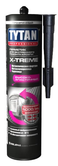 Герметик для Экстренного Ремонта Кровли X-treme TYTAN Professional прозрачный