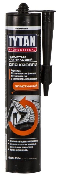 Герметик Каучуковый для Кровли TYTAN Professional красный