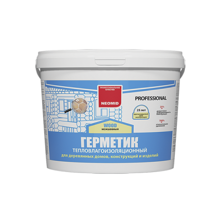 Герметик межшовный NEOMID WOOD PROFESSIONAL, Медово-желтый Герметик межшовный NEOMID WOOD PROFESSIONAL, Медово-желтый