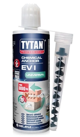 Анкер химический Универсальный TYTAN Professional EV-I 165 мл Анкер химический Универсальный TYTAN Professional EV-I 165 мл