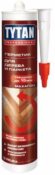 Герметик акриловый для дерева и паркета TYTAN Professional махагон