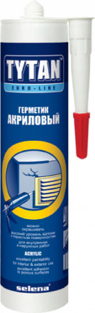 Герметик aкриловый белый TYTAN Euro-Line